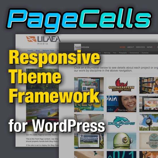 PageCells Responsive Theme Framework for WordPress
